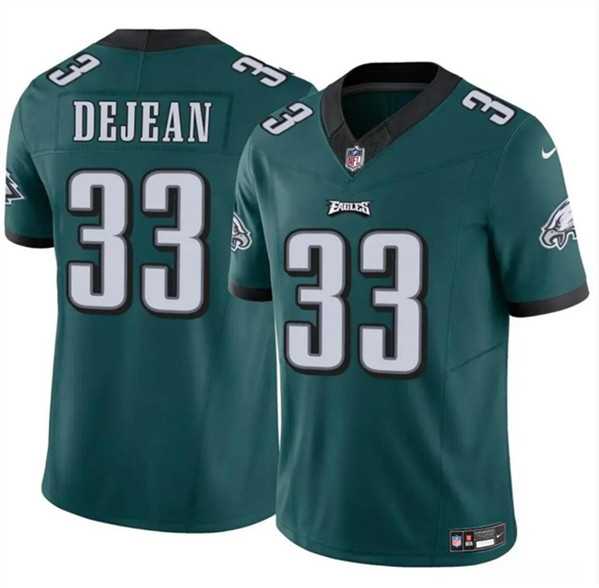 Men & Women & Youth Philadelphia Eagles #33 Cooper DeJean Green 2024 Draft F.U.S.E. Vapor Untouchable Limited Stitched Jersey